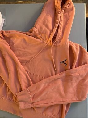 Jordan Women’s Pink Coral Pullover Hoodie Size XS